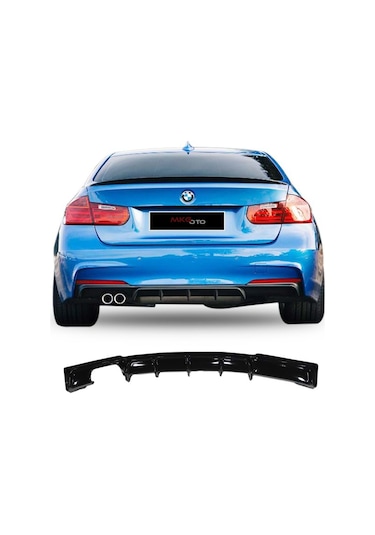 Bmw F30 3 Serisi M Performance Difüzör Piona Black 2012 - 2018 N11.19825