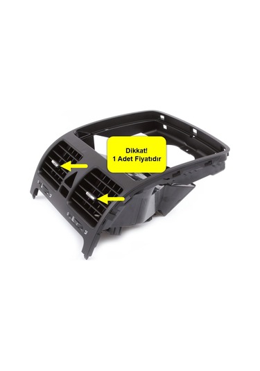 VW Jetta 5 06-11 Orta Havalandırma Izgarası Tuşu 1K0819728J 1 Ad