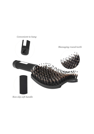 Yifomall Saç Masajı Yapan Nylon Fırça - Islak Ve Kıvırcık Saçlar İçin Rahat Tarama Aracı