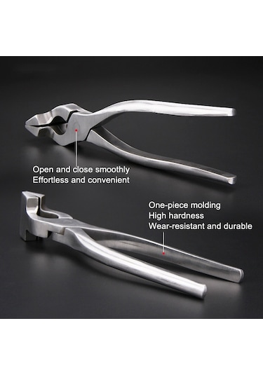 Deri Düz Pense Hemming Pense Çanta Ve Ayakkabı İçin El Yapımı Dıy Aletler Düz Kafa