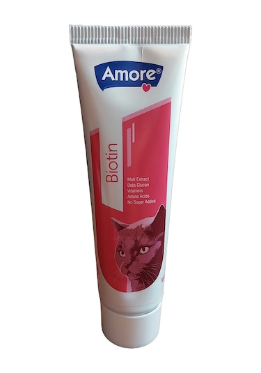 Amore Biotin Kedi Malt Paste Çinko D Biyotin 100 ML