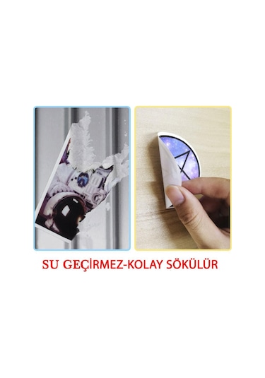 Cajuart 50 Adet Tekrarsız Karışık Retro Pvc Sticker 011