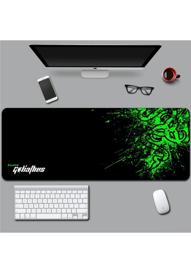 Skycity Rog Oyun Ve Ofis Mouse Padı 300x700mm - Kaymaz Altı, Dayanıklı Malzeme, Kol Stresi Azaltıcı, Kol Saati Büyüklüğü