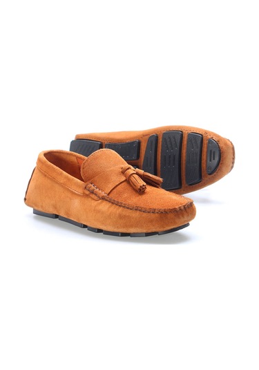 Hakiki Deri Erkek Casual Ayakkabı 216mam4 Taba