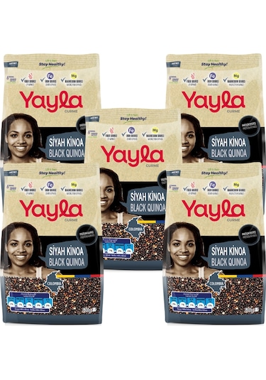 Yayla Gurme Siyah Kinoa 500 Gr X5