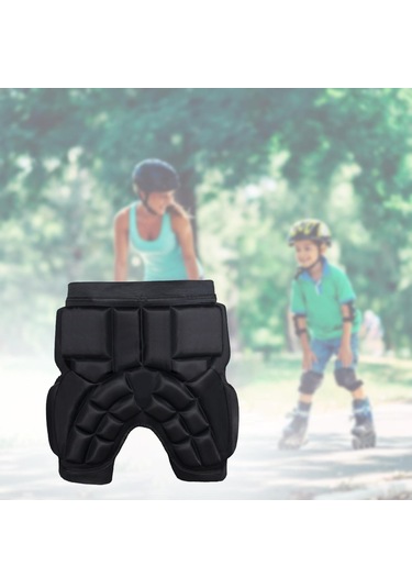 Homyl Kalça Koruma Yastığı Yastıklı Koruyucu Kayak Bmx S Siyah