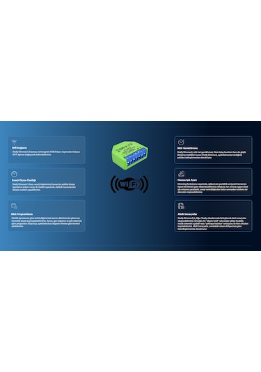 Shelly Dimmer 2 Kanallı Akıllı Işık Ayar Anahtarı Wifi Nötrsüz