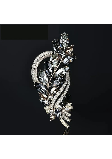 Üst Düzey Zarif Renkli Içi Boş Yaprak Broş Palto Kardigan Takım Pim Broş M1-3-3242 M1-3-3242 Çok Renkli