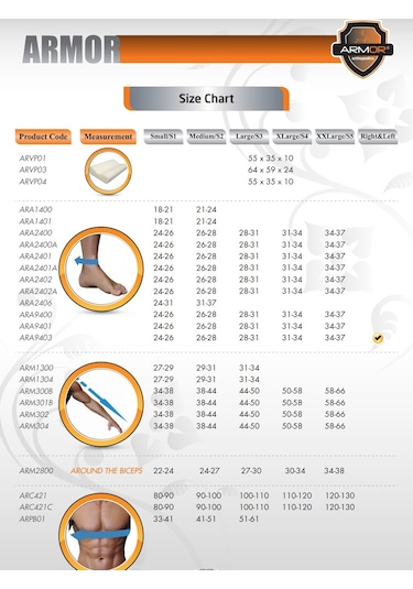 Armor Elastik Spor Ayak Bilek Koruyucu