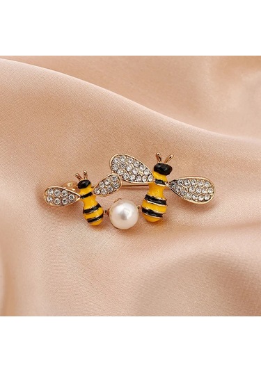 Vintage Klasik Kadınlar Lüks Arı Kristal Broş Takı Büyük Rhinesotne Metal Style 20 Style 20