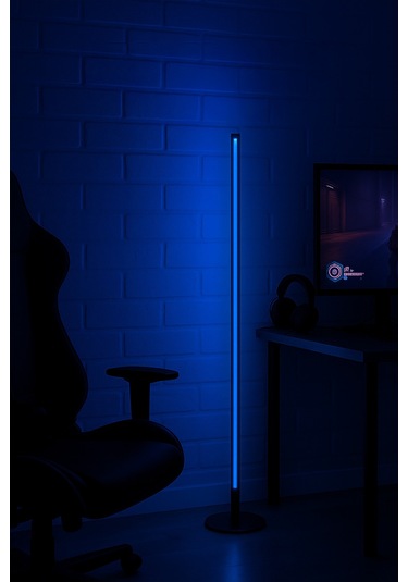 Metal Oturma Odası Salon Yatak Odası Mutfak Ambiyans Aydınlatma Lambader Siyah