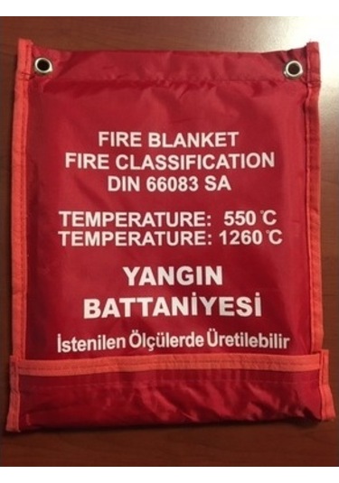 Robotix Çantalı Yangın Battaniyesi 100 x 100