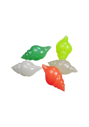 Dofolink Akvaryum Işıklı Dekoratif Taşlar - Reçine Malzeme, 100 Adet/ Paket, Farklı Renkler, Gece Parlama Özelliği