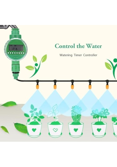 Pazly Zamanlayıcısı Sulama Sulama Otomatik Lcd Kontrol Jms Ekranlı Cihazı Çiçek Bahçe Akıllı Lr