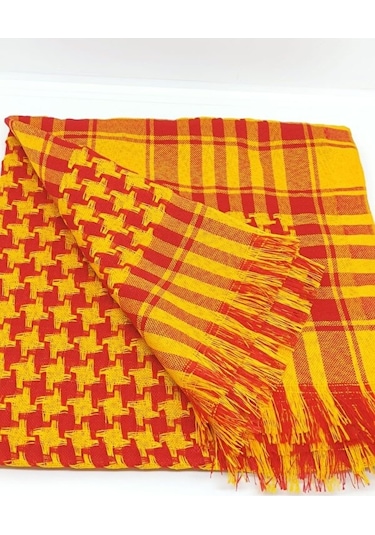 Artworkanatolia Puş 100 CM Sarı - Kırmızı Sarı