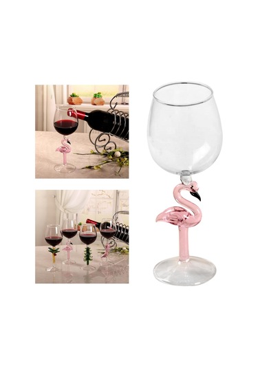 Suntek Kadeh Şarap Kadehi Hediye Kırmızı Ve Beyaz Kuğu