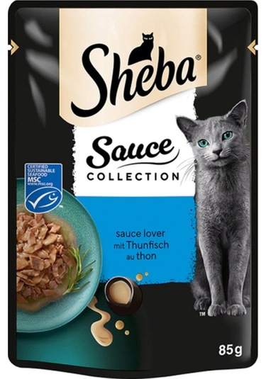 Sheba Pouch Ton Balıklı Yetişkin Kedi Konservesi 85 Gr 12 Adet