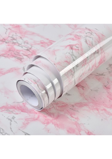 Ruicoo Mermer Desenli Pvc Yapışkan Duvar Kağıdı - Mutfak, Mobilya Ve Tezgah Yenileme İçin 5 Metre Uzunlukta Diğer