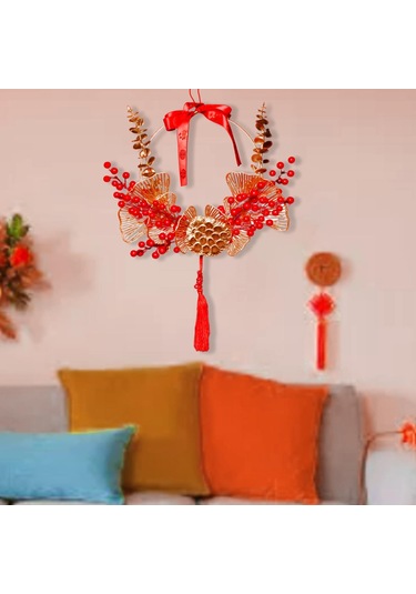 Suntek Bahar Şenliği Ön Kapı Için Geleneksel Çelengi 40x50cm