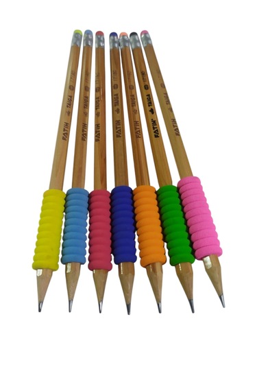 7 Adet Fatih Kurşun Kalem Taiga Natural Renkli Eva Grip Silgili