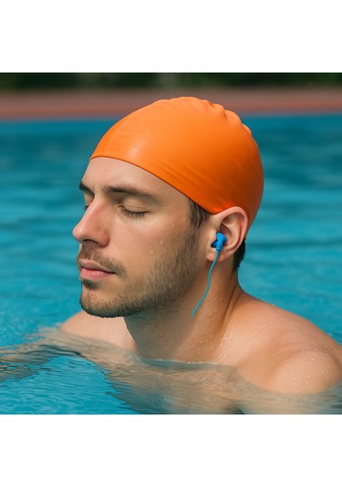 Truly Çam Tipi Kulak Tıkacı Ipli, Su Geçirmez, Yıkanabilir, Silikon, Uyku Ve Yüzme Için 21 Db Gürültü Azaltma