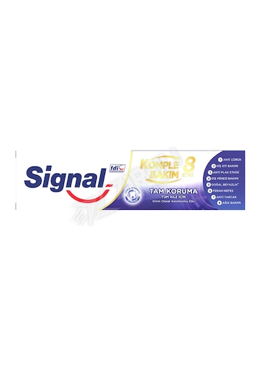 4 Adet Signal Komple Bakım 8 Etki Tam Koruma 75 Ml