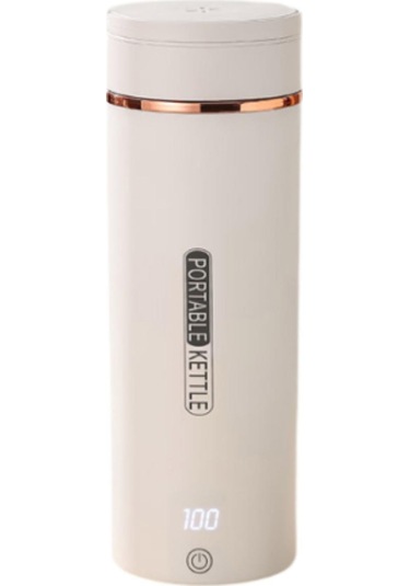 Homyl Taşınabilir Elektrikli Su Isıtıcısı Kapak-çevirin Beyaz Diğer