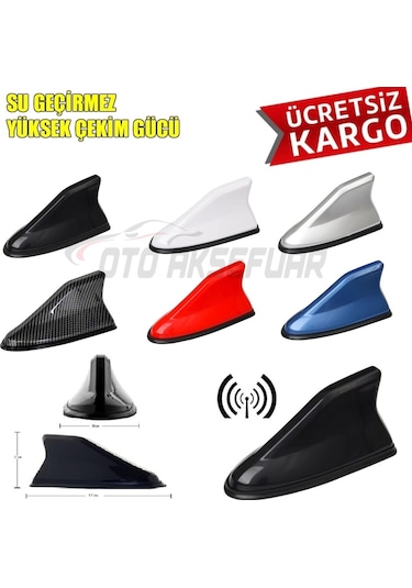 Lazerstore Volkswagen Polo Yeni Uyumlu Elektrikli Köpek Balığı Shark Anten