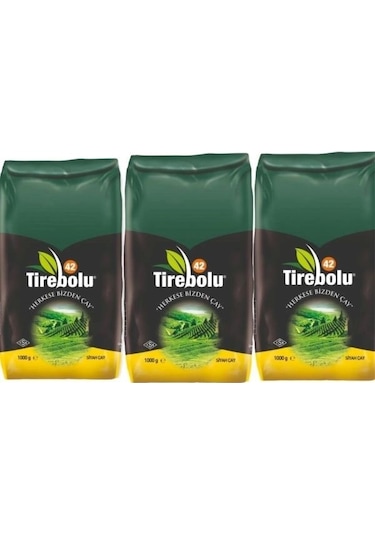Tirebolu 42 Siyah Dökme Çay 3 x 1 KG