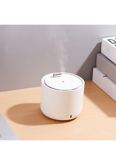 Samdoo Beyaz Usb Şarjlı 400ml Ev/ofis Masaüstü Nemlendirici, Otomatik Kapanma, Düşük Gürültü Ve Renkli Işık Özellikli