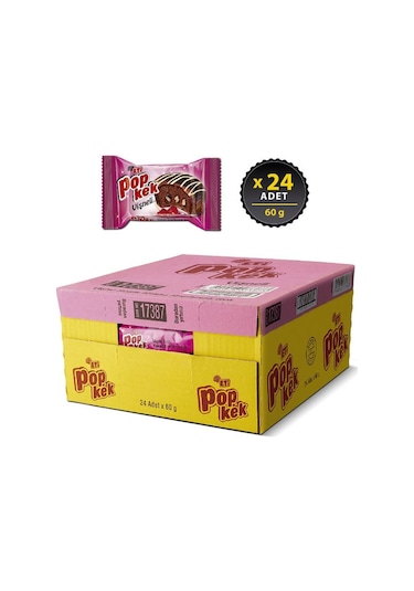 Eti Popkek Vişneli 24 x 60 G
