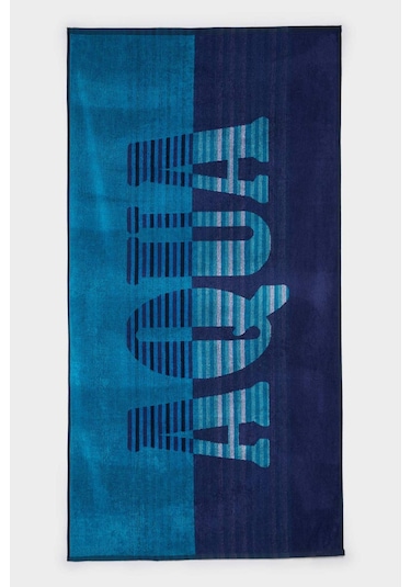 Defacto Erkek Pamuklu Plaj Havlusu W8338az25smbe2 MAvi