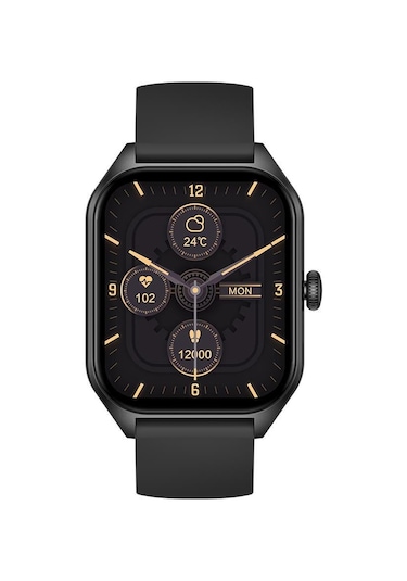Hzl Classic Black 42 MM Çoklu Fonksiyonlu Akıllı Saat
