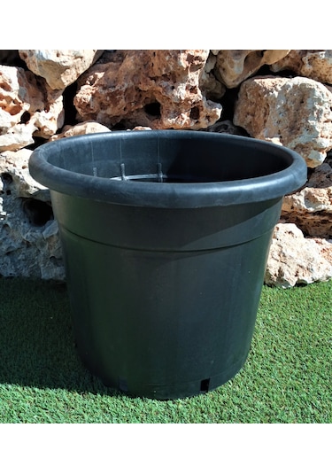 155 Lt Siyah Yuvarlak Üretim Saksı Fide Saksı Çiçek Saksı