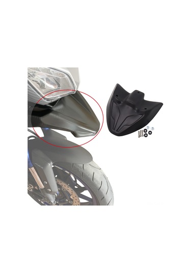 Xindoker Mat Siyah Abs + Metal Yamaha Tracer 700 Ve Gt İçin Ön Tampon Uzatma Kiti