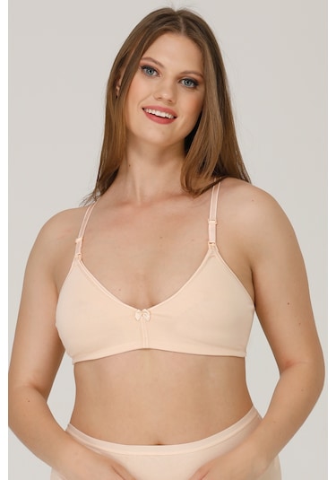 Parlingerie Pl Emzirme Sütyeni Penye Kapsız Ten