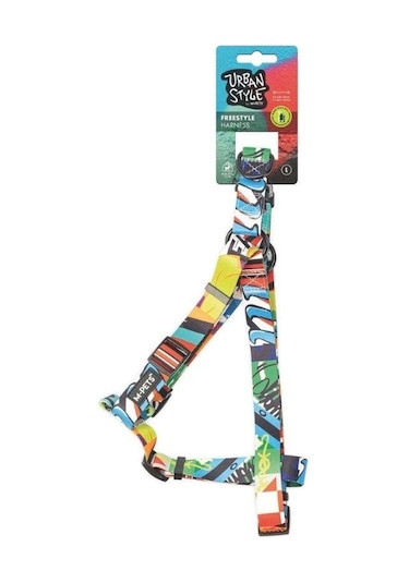 M-pets Urban Style Freestyle Köpek Göğüs Tasması L Pembe