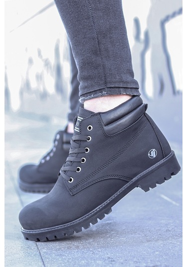 Vojo Arex Suya Dayanıklı Casual Kışlık Erkek Bot 267800001819 901 Siyah-nubuk Siyah-nubuk