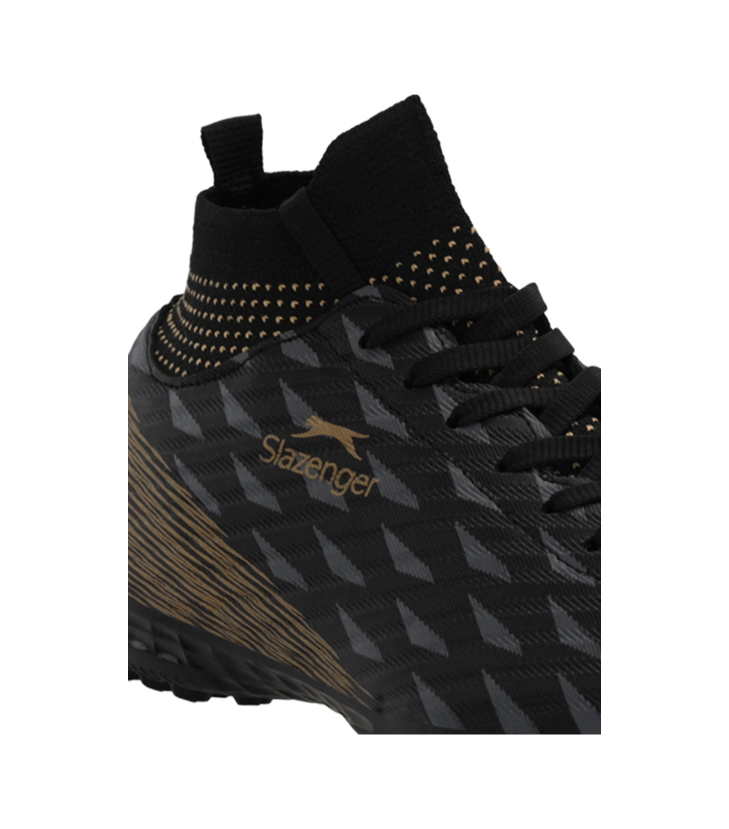 Slazenger Camılo Erkek Halı Saha Siyah Futbol Ayakkabısı Siyah