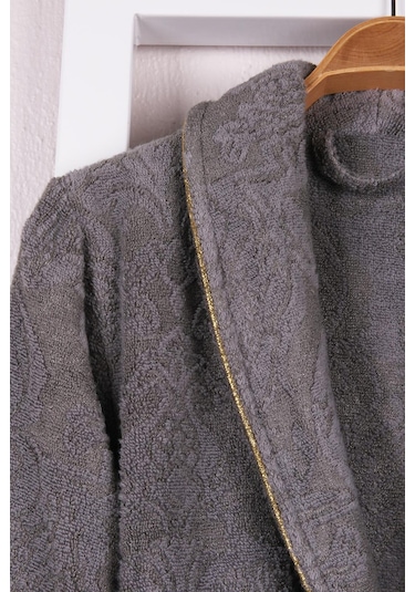 Microcotton Bayan Şalyaka Bornoz Çok Renkli