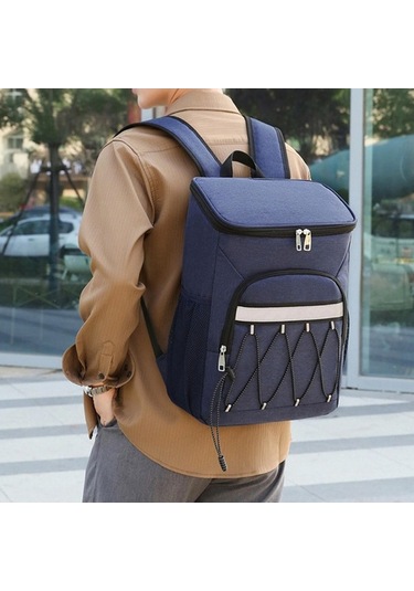 Pazly Yalıtımlı Mavi Seyahat, Piknik Ve Balıkçılık Çantası Mavi