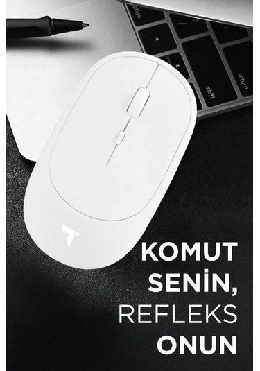 Torima Tm-16 Mavi Kablosuz Çift Modlu Sessiz Mouse Fare 001