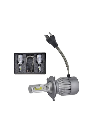 H4 Beyaz Led Xenon (10800Lm) Zenon Şimşek Etkili Far Ampülü Ücret