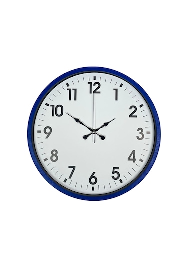 Zentime 36 Cm Lacivert Dekoratif Duvar Saati çok Renkli