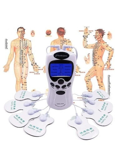 Dijital Portatif 4 Pedli Pilli Usb Girişli Tens Ems Masaj Cihazı