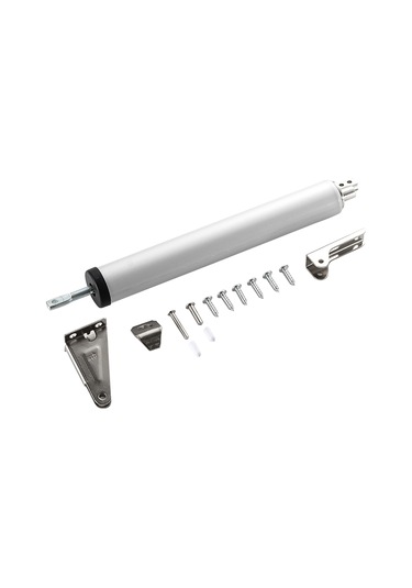 Basit Kapı Kapatıcı Sessiz Pnömatik Hidrolik Tampon Otomatik Gümüş