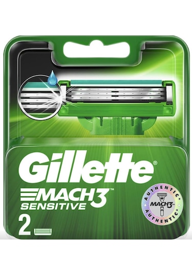 Gillette Mach3 Sensitive Yedek Başlık 2'li