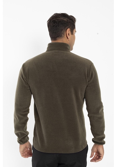 Crozwise Tam Fermuarlı Erkek Polar Sweat Shirt 001