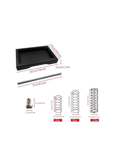 Moveevo Gaggia Classic Kahve Makinesi İçin Alçak Damlatma Tablası, Baskılı Yaylı Uçlar Ve Atık Su Kutusu Seti 6 Parça Diğer Moveevo Gaggia Classic Kahve Makinesi İçin Alçak Damlatma Tablası, Baskılı Yaylı Uçlar Ve Atık Su Kutusu Seti 6 Parça Diğer