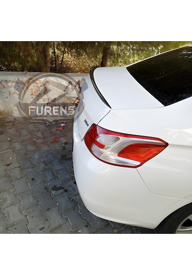 Citroen C-elysee Bagaj Üstü Spoiler Bagaj Çıtası Pianoblack 2012-2023 Arası Furens